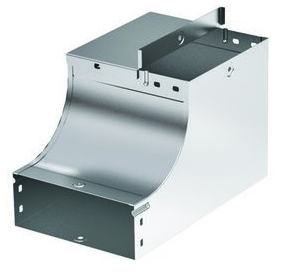 DKC / ДКС 37147HDZ Угол CSSD 90 вертикальный внутр. переходник прав. осн.500 H100, горячеоцинкованный