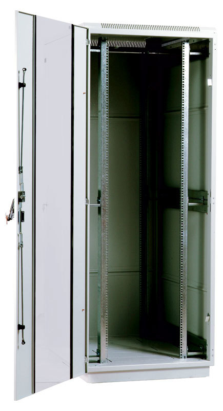 Шкаф телекоммуникационный напольный 38U (800x1000) дверь стекло (ЦМО)