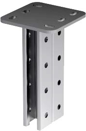 DKC / ДКС BSD4124INOX Вертикальный подвес двойной 41х41, L 2400 мм, нержавеющий