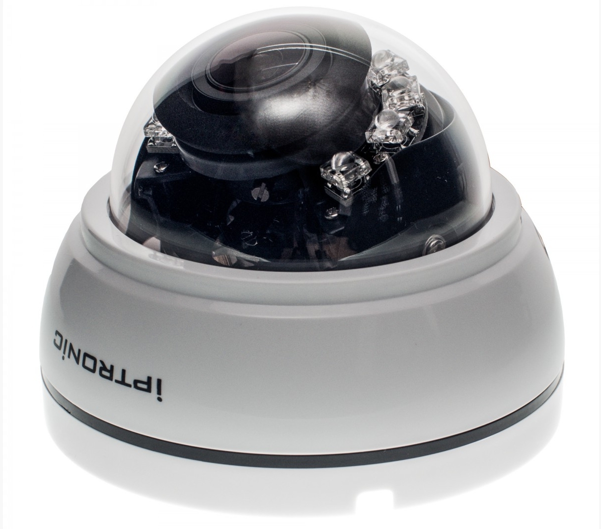 IPTRONIC IPT-QHD720DP(2,8-12), цветная купольная 4 в 1 видеокамера, f=2,8-12мм, 2Мп