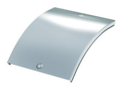 DKC / ДКС 38267INOX Крышка CD 45 на угол вертикальный внешн. 45° осн.500, нержавеющая