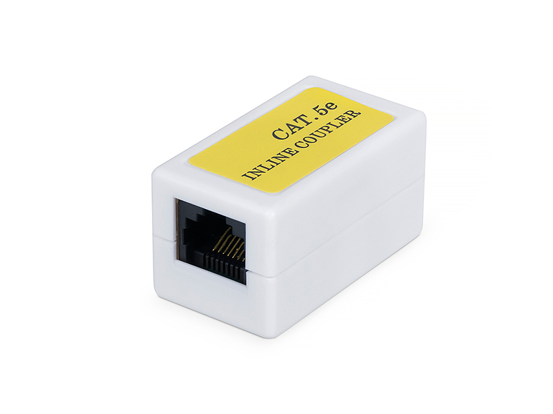 Кабельный соединитель Ripo RJ45-RJ45 (8P8C), Cat.5e (Класс D), 100МГц, неэкранированный, беж, 10 шт