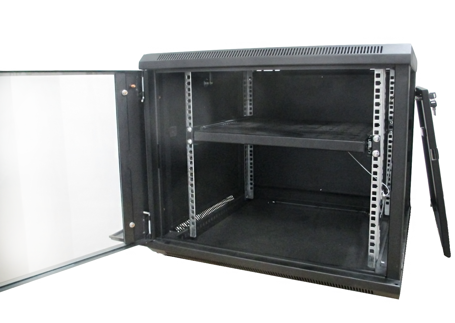 Шкаф настенный телекомуникационный "TN" 19" 18 U, 600x450 дверь металл RAL9005