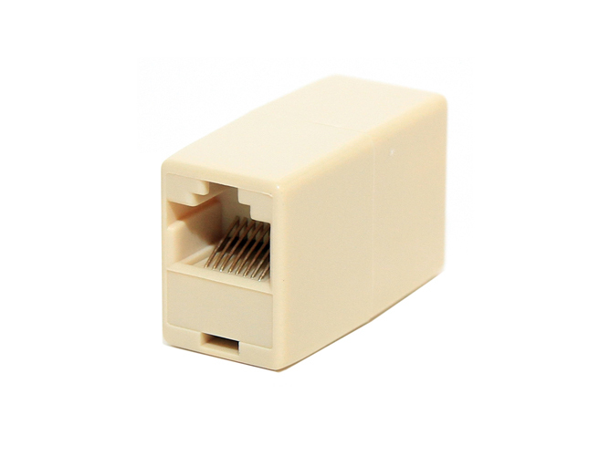 Проходной адаптер RJ45 (2 гнезда 8p-8c) RIPO-1