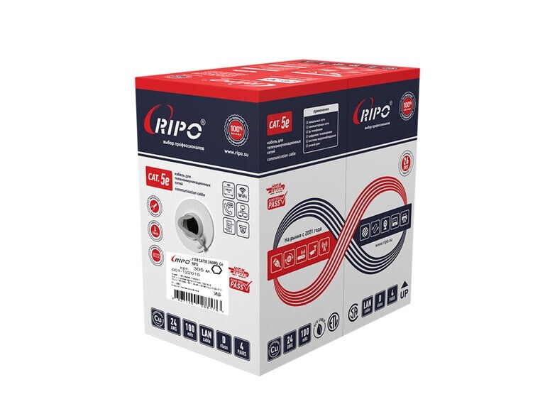 FTP4 CAT5E 24AWG Cu RIPO