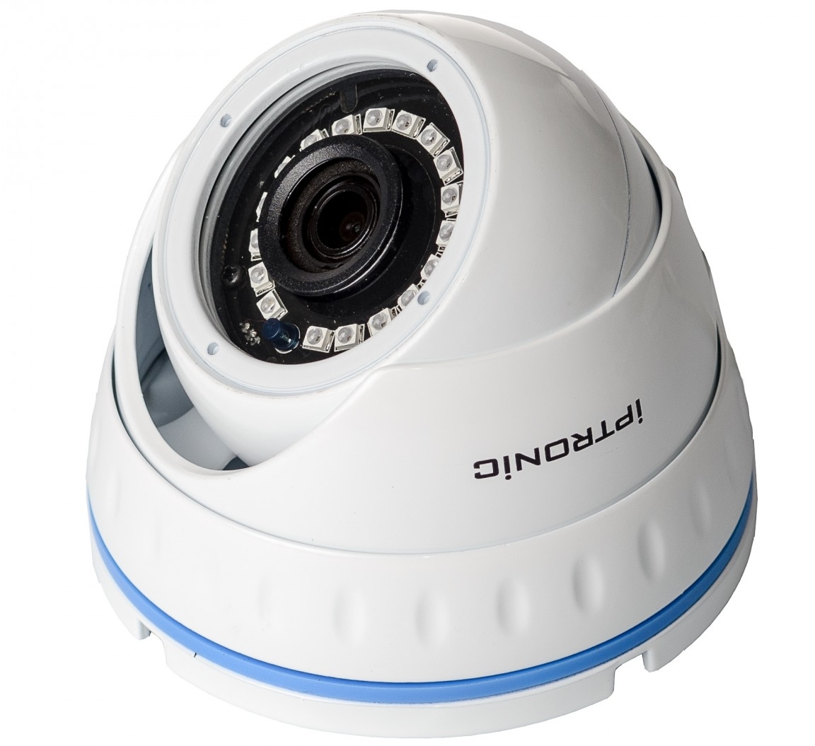 IPTRONIC IPT-IPL720DM(3,6)P, f=3.6мм, 1Мп, цветная купольная IP-видеокамера