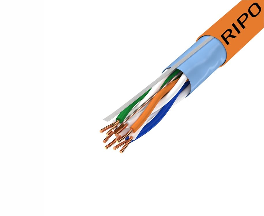 FTP4CAT5E 24AWG Cu LSZH нг(B)-HF AVS  (2*305m) 0.48