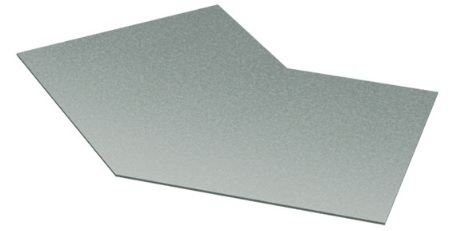 DKC / ДКС GKG40015 Крышка 45 на угол горизонтальный 45° осн. 150, стеклопластик