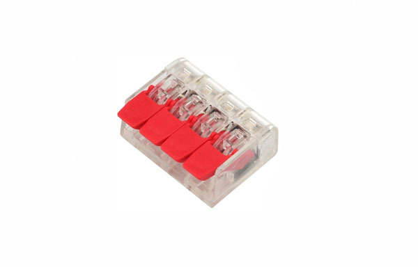 Соединитель клеммный PCT-414 (аналог 221-414) 4 контакта