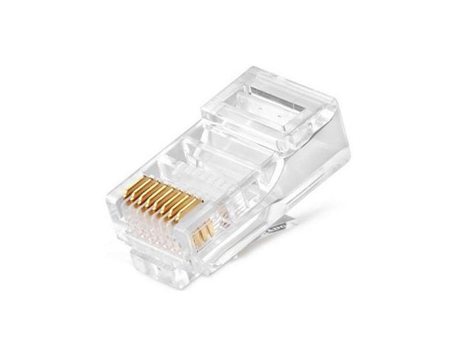Коннектор RJ-45 (8P8C) Cat.5e, RIPO,  универсальные ножи