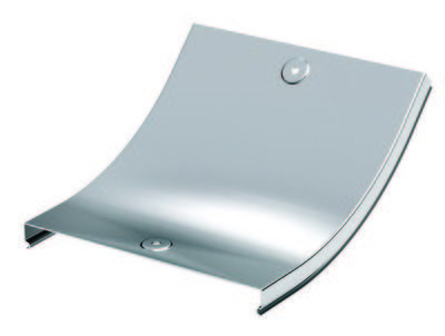 DKC / ДКС 38227INOX Крышка CS 45 на угол вертикальный внутр. 45° осн.500, нержавеющая