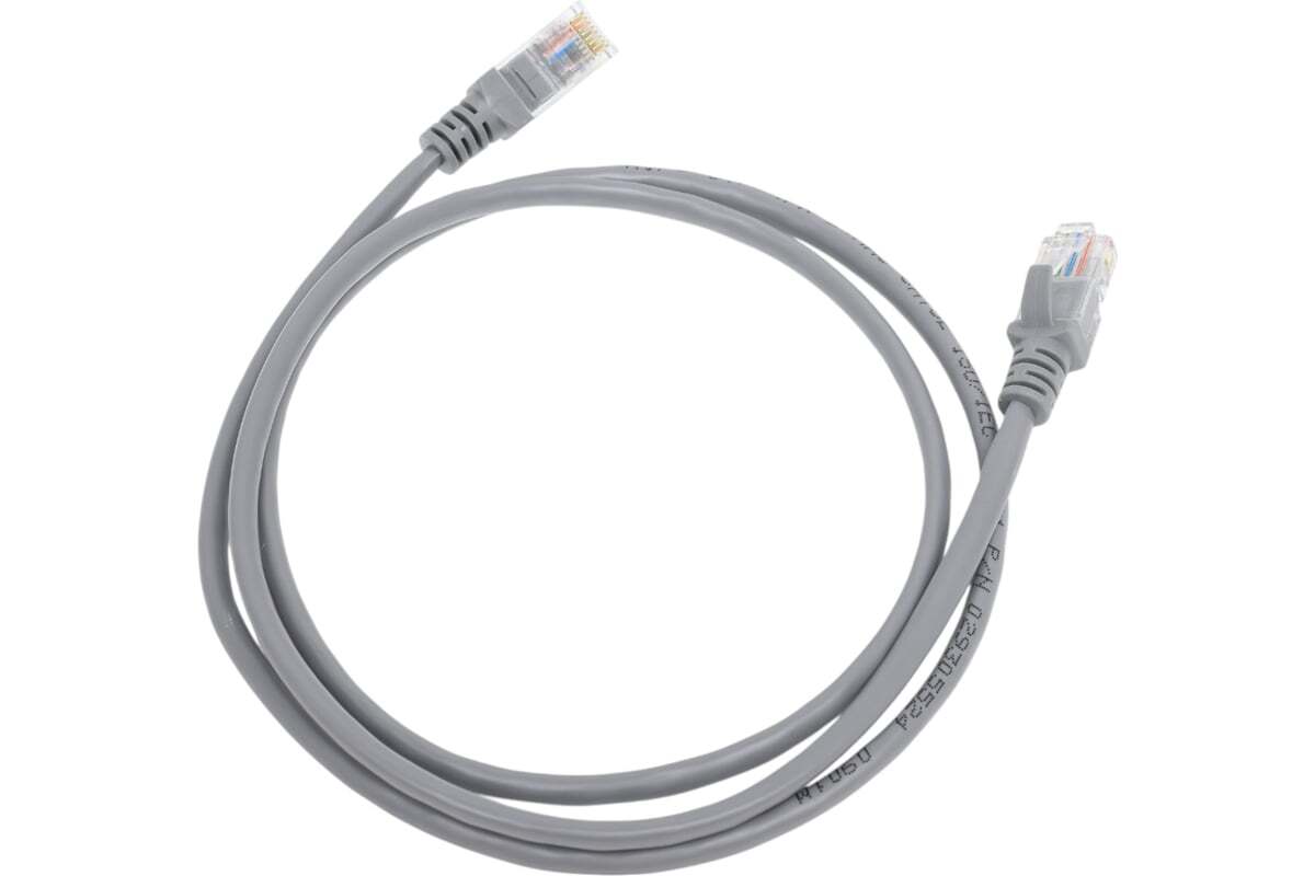 Патч-корд Ripo Standart UTP4 Cat 6, Cu, RJ45-RJ45, 15 m, PVC (серый)