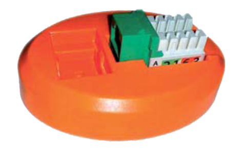 Монтажная площадка Hyperline KJ2-PS-OR для удобной заделки модулей Keystone Jack