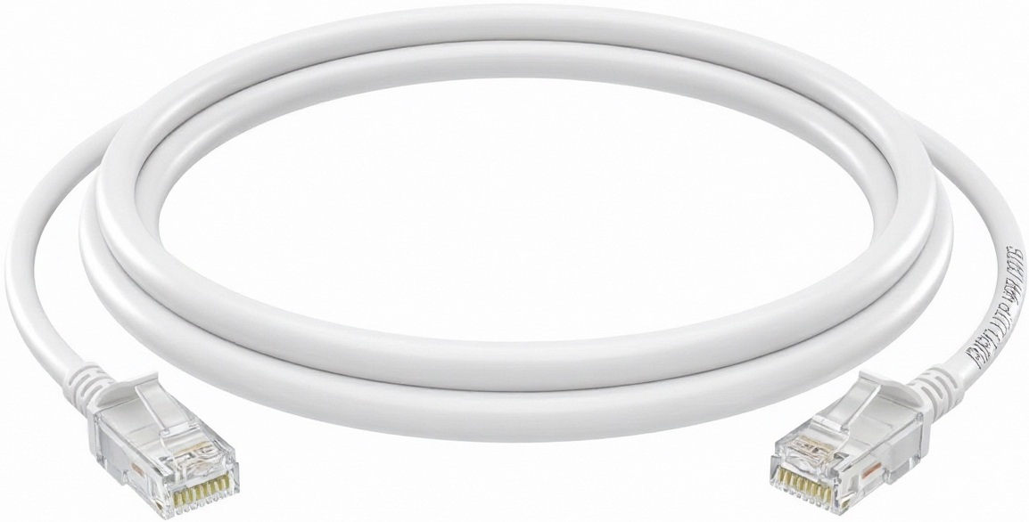 Патч-корд Ripo Plus UTP4 Cat 5E, Cu, RJ45, LSZH, 0.5m (серый)