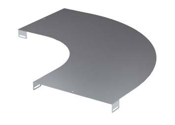 DKC / ДКС LK0063INOX Крышка на угол горизонтальный 90 градусов, осн.600, R=300мм, нержавеющая