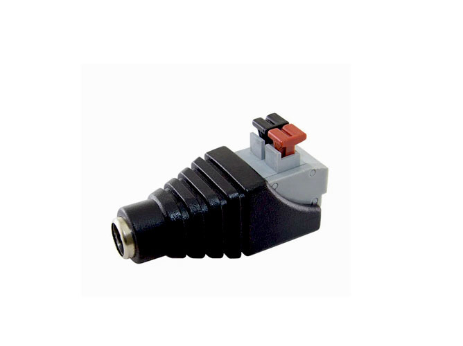 Разъем питания DC гнездо 2.1х5.5 с быстрозажимной клеммной колодкой  RIPO