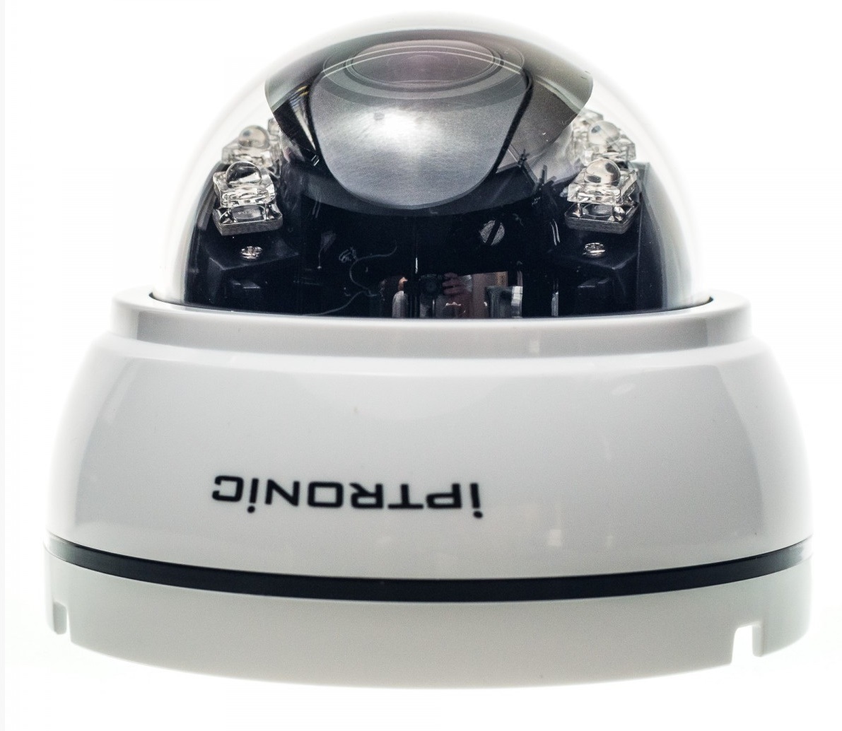 IPTRONIC IPT-IPL720DP(2,8-12), f=2,8-12мм, 2Мп, цветная купольная IP-видеокамера