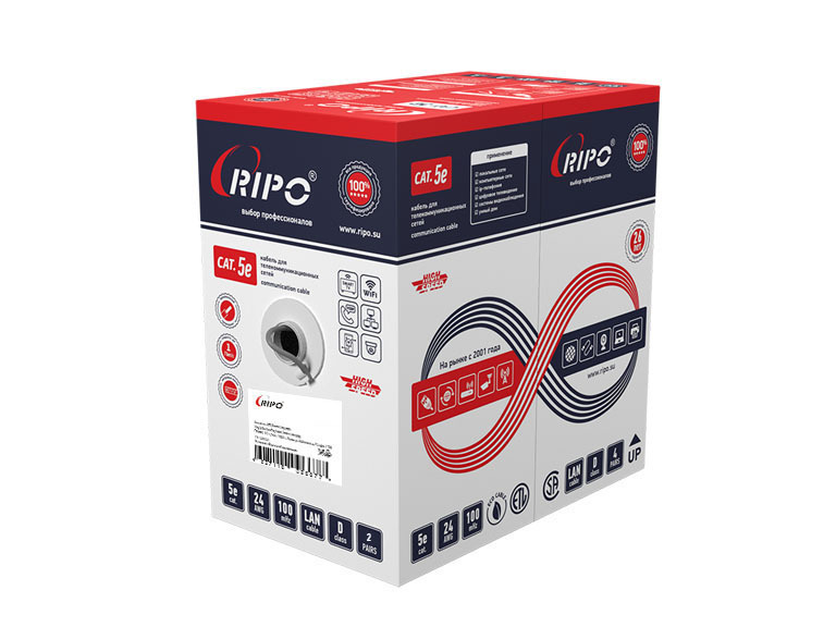 FTP4CAT5E 24AWG CCA AVS Electronics (2*305m)