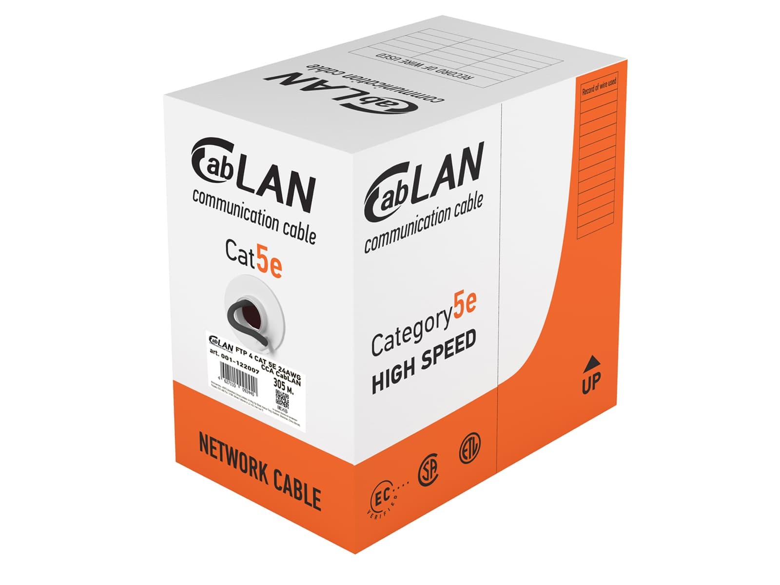 FTP4CAT5E 24AWG CCA  CabLAN (2*305m) 0.41