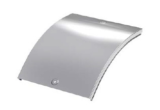 DKC / ДКС 38266INOX Крышка CD 45 на угол вертикальный внешн. 45° осн.400, нержавеющая