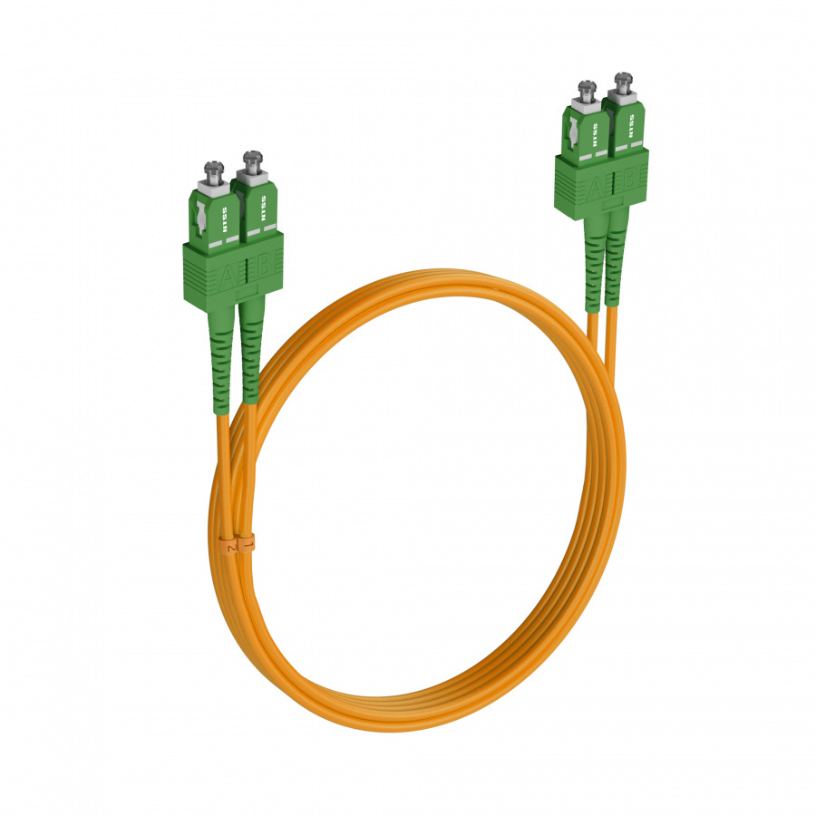 Шнур оптический PC-2SM-SCA/SCA-3-1.0м-YOMO LSZH