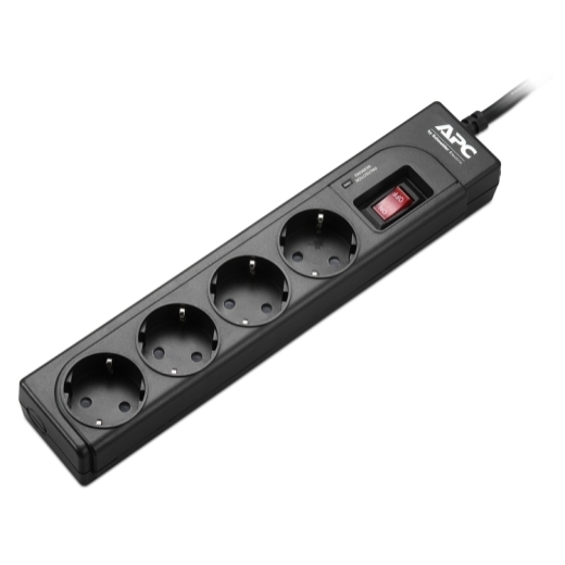 APC Essential SurgeArrest, 4 розетки, сетевой шнур 1 м, 230 В, Украина