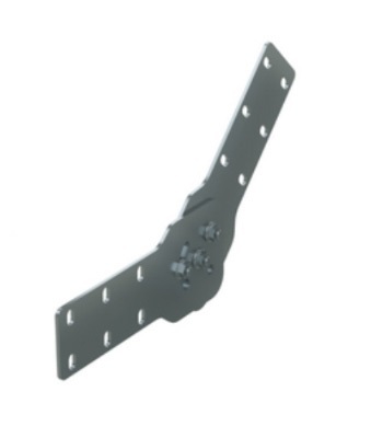 DKC / ДКС UVH050ZL Соединитель шарнирный вертикальный H 150 мм (для серии U5), цинк-ламельный