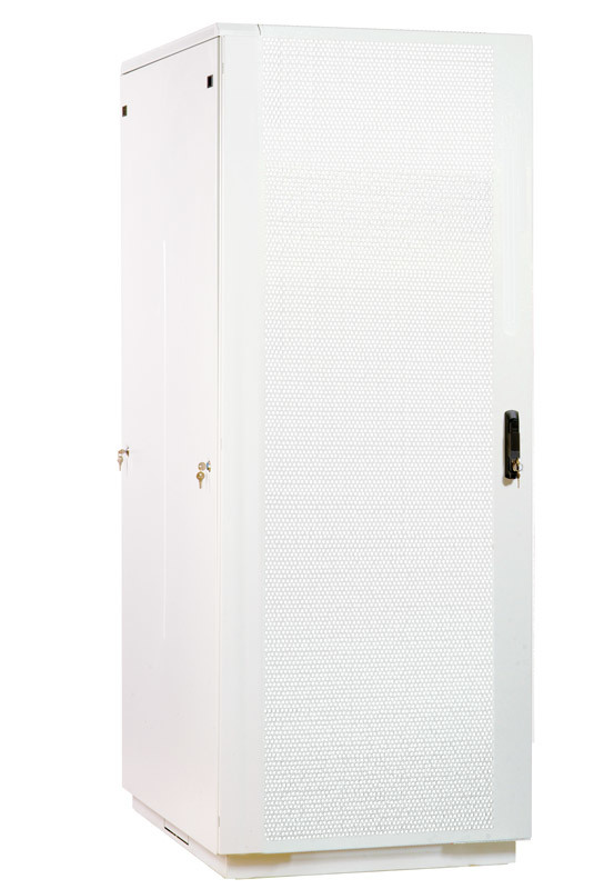 Шкаф телекоммуникационный напольный 38U (800x1000) дверь перфорированная (ЦМО)