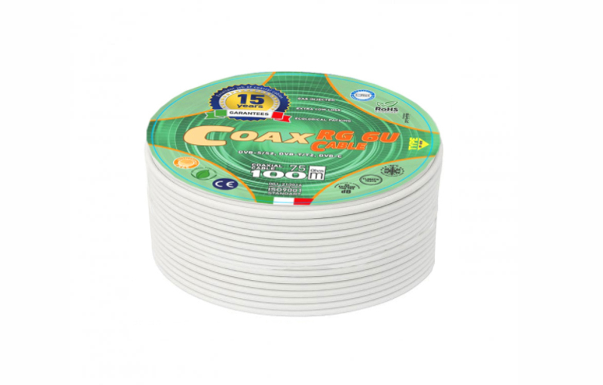 RG 6 U COAX PLUS (4*100m)