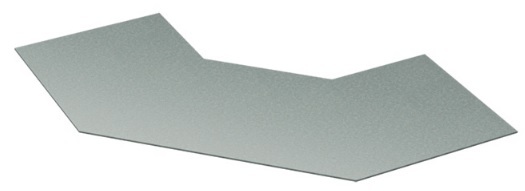 DKC / ДКС GLK90015 Крышка на угол горизонтальный 90°, осн.150, R300