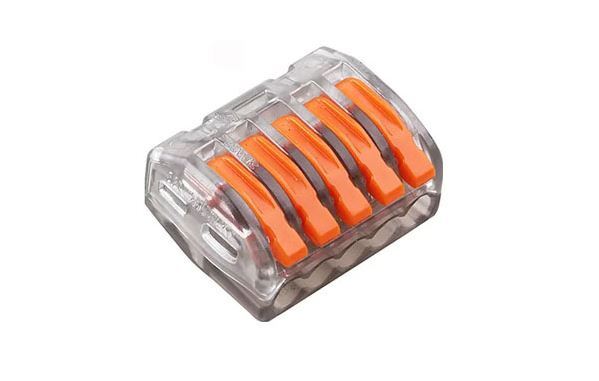 Соединитель клеммный RIPO PCT-215/A (аналог 222-415) 5 контактов(упк.20шт.)